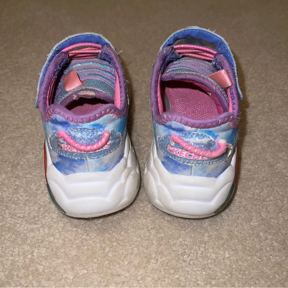 Sketcher Toddler Girls Light-up Sneakers Size 11 - Picture 3 of 5